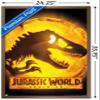 Trends International Jurassic World: Dominion - Logo One Sheet Wall Poster, 22.375" x 34", Bronze Framed Version view 3