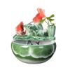 ZLASS Tabletop Fountains Tabletop Fountain Chinese-Style Double Fish Ceramic Flowing Water Desktop Fountain Interior Decoration Atomized Waterscape Fish Tank for Living Room or Office Space view 1