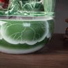 ZLASS Tabletop Fountains Tabletop Fountain Chinese-Style Double Fish Ceramic Flowing Water Desktop Fountain Interior Decoration Atomized Waterscape Fish Tank for Living Room or Office Space view 3