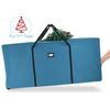 Hearth & Harbor 9 ft Rolling Christmas Tree Storage Bag - Artificial Christmas Tree Bag with Reinforced Handles, Dual Zipper, Wide Opening and Wheels - Storage Container for Trees and Decorations view 2