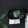 Waterproof Tissue Holder Wall Mounted Adhesive Toilet Paper Holder Minimalist Style Tissue Paper Holder Cover Roll Holder Multifunctional Storage Box view 2