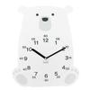 BEZIT Lovely Polar Bear Non-Ticking Silent Wall Clock view 1