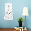 BEZIT Lovely Polar Bear Non-Ticking Silent Wall Clock view 4