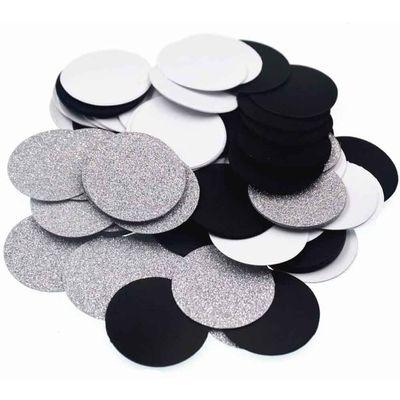 300 Pcs Glitter Circle Dot Paper Confetti Multi Colored Tissue Paper Table Confetti for Wedding Party Decorations