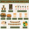 Suclain 165 Pcs Hunting Birthday Party Decorations Camo Deer Birthday Banner Hunting Tablecloths Camo Disposable Dinnerware Tableware for 16 Guests deer Camouflage Balloons Cake Cupcake Topper view 3