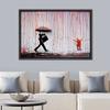 SIGNWIN Framed Canvas Wall Art Banksy Framed Canvas Prints Home Artwork Decoration for Living Room,Bedroom - 24"x36" Black view 3