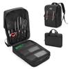 samdew Large Chef Backpack & Knife Bag, Knife Backpack and Chef Bag with Lock Hole, Knife Carrier Chef Utensil Case with Multiple Pockets & Slots for Kitchenware, Patent Design (Knife Not Included) view 1
