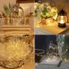 ZELUXDOT Fairy Lights Plug in,4Pack 100FT 300LEDs Waterproof Led String Lights,8Modes Remote Twinkle Light for Outdoor Indoor Christmas Wedding Birthday Garden Party Decorations,Silver Wire,Warm White view 3