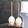 YYDS Toilet Brush Toilet Brush and Holder, 2 Pack Toilet Brush Holder Set, Bathroom Toilet Bowl Brush Set, Auto Close/Open for Cleaning view 3