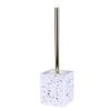 YYDS Toilet Brush Resin Toilet Brushes and Holders Floor-Standing Toilet Cleaning Brush for Bathroom Deep Cleaning Black White for Cleaning (Color : White) view 1