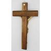 12 Inch Wall Crucifix Jesus Christ On Carbonized Wood Cross, Gold Finish Jesus On Cross Home Chapel Decor view 2