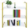 3 Tier Wall Mounted Floating Shelves, Hanging Shelf for Wall Wooden Storage Shelves Plant Picture Display Shelf Hanging Bookshelf for Bedroom, Living Room, Bathroom, Kitchen, Office Decor(24inch) view 1