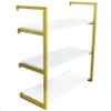 3 Tier Wall Mounted Floating Shelves, Hanging Shelf for Wall Wooden Storage Shelves Plant Picture Display Shelf Hanging Bookshelf for Bedroom, Living Room, Bathroom, Kitchen, Office Decor(24inch) view 4