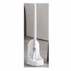 YYDS Toilet Brush Toilet Brush and Hodler Set with Base Silicon Brushes Wall Mounted Long Handle Quick Dry(Size:90mm,Material:PP+TPR) for Cleaning (Color : White) view 1