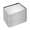 BIEAMA 12 Pack Half Size Baking Sheet Pan Aluminum Commercial Pan for Oven Freezer Bakery Hotel Restaurant 18"  13" view 1