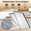 BIEAMA 12 Pack Half Size Baking Sheet Pan Aluminum Commercial Pan for Oven Freezer Bakery Hotel Restaurant 18"  13" view 3