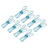 uxcell Tablecloth Clips - 32mm Carbon Steel Wire Clamps for Fixing Table Cloth Hanging Clothes, Blue 8 Pcs view 1