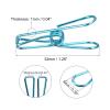 uxcell Tablecloth Clips - 32mm Carbon Steel Wire Clamps for Fixing Table Cloth Hanging Clothes, Blue 8 Pcs view 2