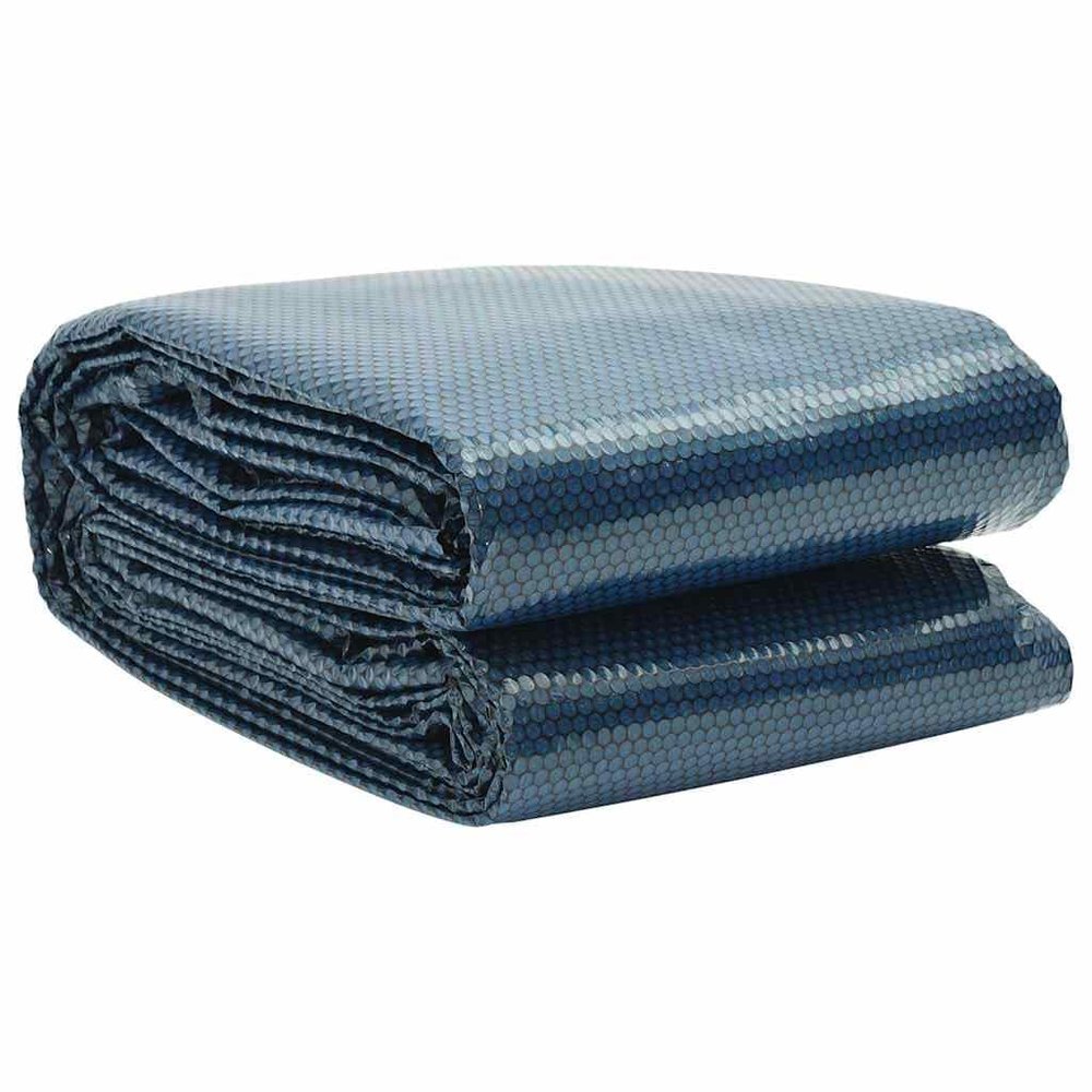 vidaXL Solar Pool Film, Black and Blue, Thick PE, Customizable Size, Eco-Friendly & Cost-Effective Heating Solution, Reduces Water Evaporation