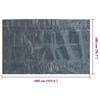 vidaXL Solar Pool Film, Black and Blue, Thick PE, Customizable Size, Eco-Friendly & Cost-Effective Heating Solution, Reduces Water Evaporation view 2