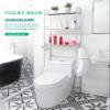 susunnus Over The Toilet Storage 3 Tier M,Bathroom Shelves Over Toilet,Freestanding Space Saver with Toilet Paper Holder,Stainless Steel,Pragmatic,Sturdy,Waterproof,Silver view 4