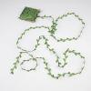 1 Pcs Green 67 Ft Satin Olive Leaf Trim Ribbon Artificial Vines Garland Party Supplies view 2