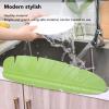 Sink Splash Guard, Silicone Water Splash Guard Strong Suction Sink Splash Guard Behind Faucet Kitchen Sink Accessories(Green) view 2