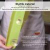 Sink Splash Guard, Silicone Water Splash Guard Strong Suction Sink Splash Guard Behind Faucet Kitchen Sink Accessories(Green) view 3