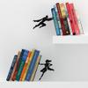 Artori Design Book Ends to Hold Books Heavy Duty Hidden Metal Bookends for Shelves Bookend Book Holder for Home Decorative Gift for Book End Lovers and Home Dcor (Supergal+Book&Hero) view 4