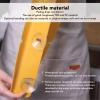 Sink Splash Guard, Silicone Water Splash Guard Strong Suction Sink Splash Guard Behind Faucet Kitchen Sink Accessories(Yellow) view 4