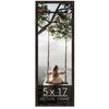 wallsthatspeak 5x17 Espresso Brown Picture Frame for Puzzles Posters Photos or Artwork view 1