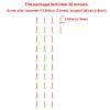 Bed Rail Brackets 4PCS Bed Frame Brackets for Rails Heavy Duty Non Bed Frame Hardware Kit for Wood Bed Connectors Hold Plates for Headboards Footboards view 4