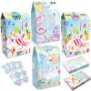 24 PCS Swimming Pool Party Favor Bags With Stickers - Candy and Goodie Gift Treat Bags for Pool Themed Birthday Party Supplies view 1