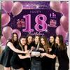 18th Birthday Decorations for Girls Happy Birthday Banner Pink Decorations for A Party Birthday Backdrop for Women view 3