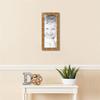 ArtToFrames 8x20 Inch Multi Picture Frame, This 1.50 Inch Custom Wood Poster Frame is Gold Panel - Comes with Regular Glass and Corrugated Backing (WOMOM83381-8x20) view 2