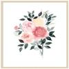 Amanti Art Framed Wall Art Print 41x33 Rosewater I by Grace Popp, Flowers Wall Art, Modern Contemporary Decor, X-Large Poster Painting Artwork for Living Room, Bedroom, Bathroom, Kitchen, Office or view 1