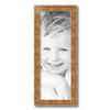 ArtToFrames 8x22 Inch Multi Picture Frame, This 1.50 Inch Custom Wood Poster Frame is Gold Panel - Comes with Economy Acrylic and Corrugated Backing (2WOMOM83381-8x22) view 3