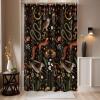 Fairy Rustic Forest Shower Curtain for Bahtroom, Country Woodland Wild Animals Butterfly Mushroom Set Hunting Shower Curtain, Farmhouse Rustic Cabin Lodge Shower Curtain Set with Hooks 36X70IN view 1