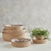 47th & Main Short Lined Seagrass Woven Storage Baskets, Set of 5, Natural view 2