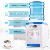 SHIOUCY Top Loading Water Cooler Dispenser,5 Gallon Desktop Electric Hot Cold Water Dispenser,3Temperature-Settings,Boiling Water,Normal Temperature Water,8-15C IceWater,110V 550W(10x9.2x13'')Blue view 3