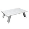 KIRANDY Folding Table, Outdoor Portable Aluminum Alloy Table, Super Small Tent Camping Table Coffee Table ( : Silver) view 1