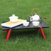 KIRANDY Folding Table, Outdoor Portable Aluminum Alloy Table, Super Small Tent Camping Table Coffee Table ( : Silver) view 2