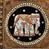 AeraVida Elegant Thai Elephant Velvet and Pearls Set of 2 Square Pillow Case (Black) | Throw Pillow Covers Elephant | Decorative Pillow Covers | Black Pillow Covers Set of 2 view 4
