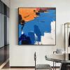 100% Hand-Painted Original Art Oil PaintingTextured Art,Acrylic Abstract Painting,Textured Painting Office Wall Decor, 20X20 Frameless Unstretched Painting view 1