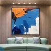 100% Hand-Painted Original Art Oil PaintingTextured Art,Acrylic Abstract Painting,Textured Painting Office Wall Decor, 20X20 Frameless Unstretched Painting view 2
