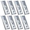 SING F LTD 8 Pairs Headboard Panel Wall Fixing Brackets Heavy Duty Interlocking Hangers Furniture Connector Metal Sectional Sofa Interlocking Connector for Sofa Bed view 1