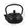 Cast Iron Tea Kettle Decorative Small Kung Fu Teapot Infuser Stovetop Safe Enameled Interior Tea Brewing for Office Stove view 2