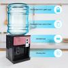 SHIOUCY Top Loading Water Cooler Dispenser - Desktop Electric Hot and Cold Dispenser,3 Temperature Settings Boiling Ice Water46-59for 1 to 5 Gallon Bottles, 10.6*9.4*14.1inch, Pale Gold 550w view 4