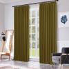 Frelement Blackout Thermal Insulated Curtains Indoor Pinch Pleat Curtains 84 Inch Length Noise Reduction Window Curtain Panels for Bedroom, Wheat, 84" W x 84" L, 2 Panels view 2