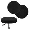 GAMUKAI 2 Pack Round Bar Stool Covers  Stretchable Round Vanity Stool Cover, Fits Diameter 16"-18", Elastic Hem Slipcover, Washable & Non-Slip Seat Covers for Kitchen, Counter, Salon (Black, X-Large) view 1